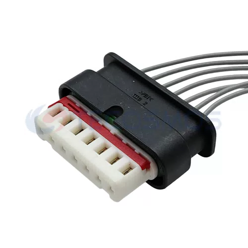 Waterproof Wire Connector Cable Harness Automotive Enclosure Connector for Volkswagen Audi 7-pin Female 6189-7895 - image 2